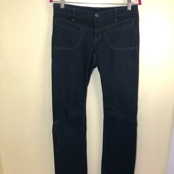 Athleta Dry Dipper Schoeller Bootcut Indigo Jeans size 4 - Picture 3 of 14